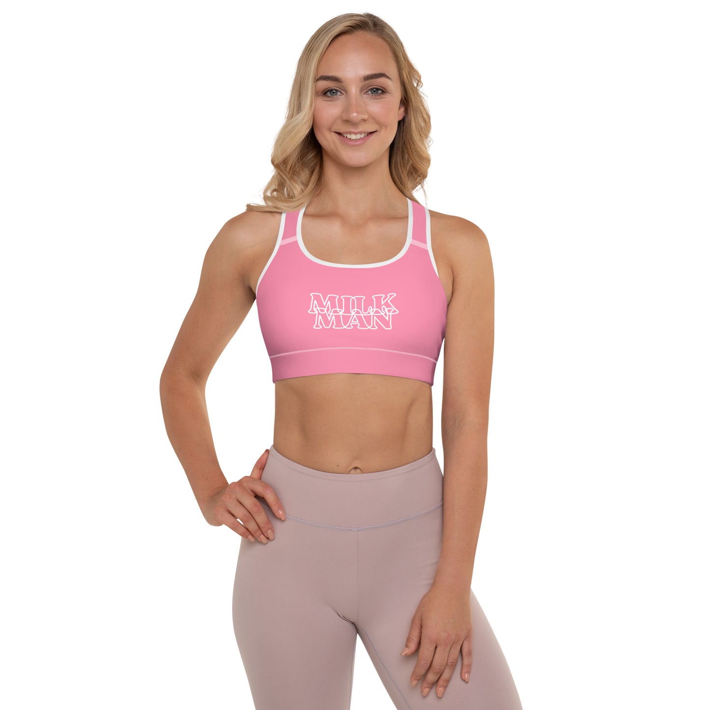 Milk Man Spring Sports Bra Tickle Me Pink
