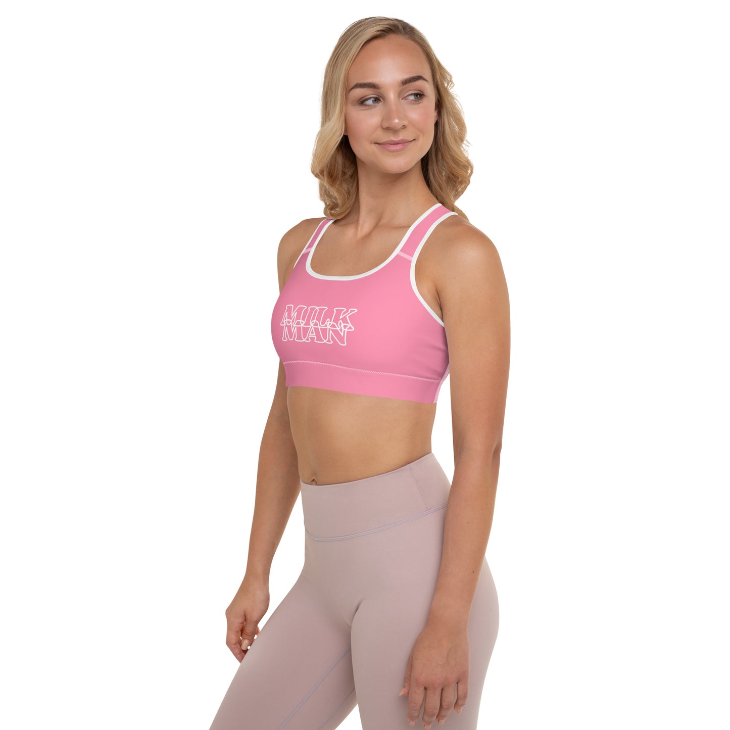 Milk Man Spring Sports Bra Tickle Me Pink