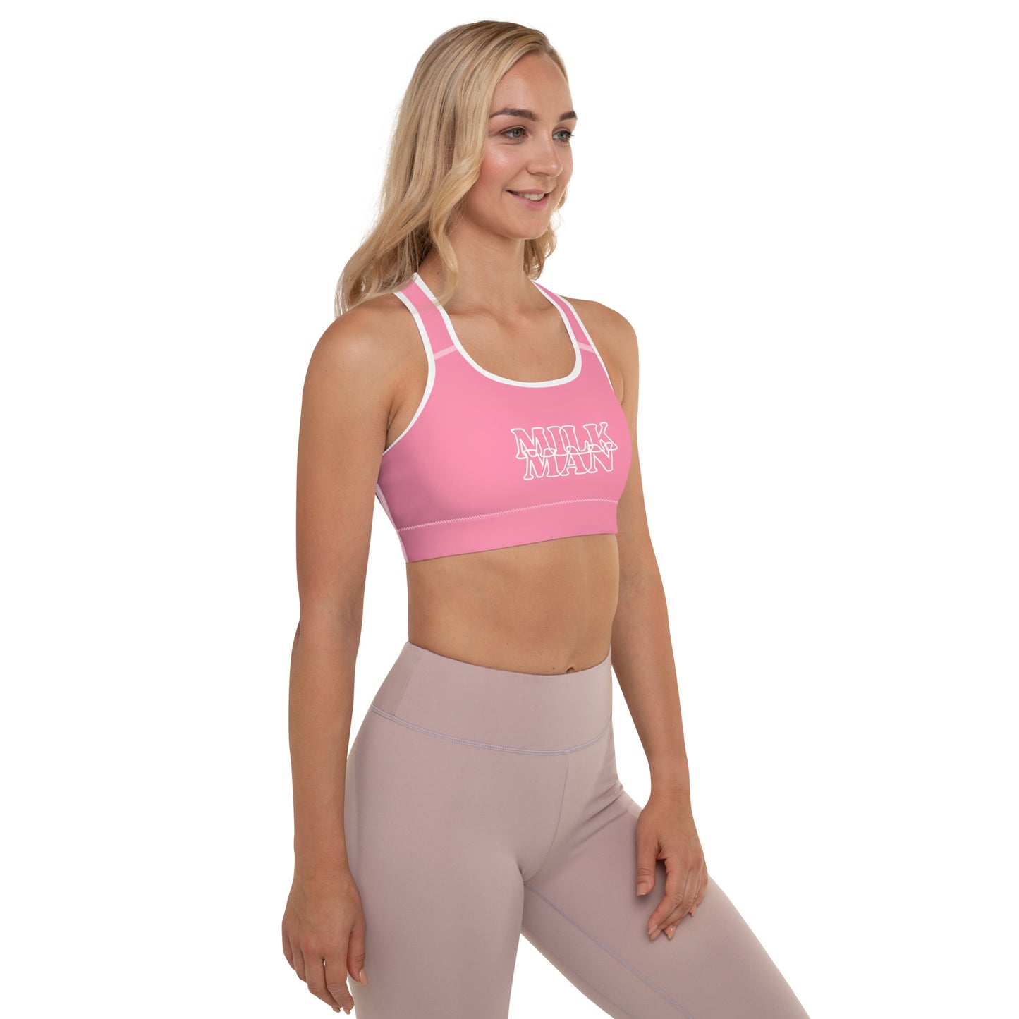 Milk Man Spring Sports Bra Tickle Me Pink