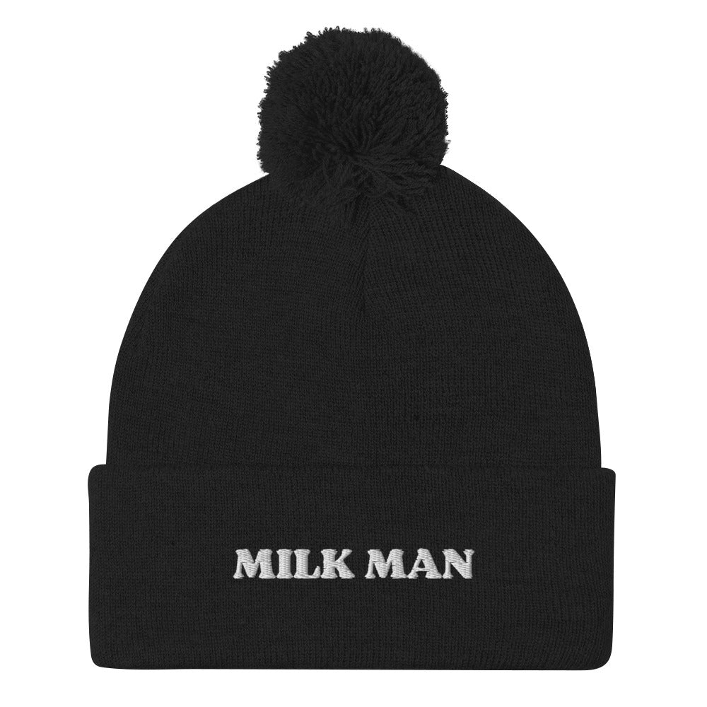 Milk Man Pom-Pom Beanie