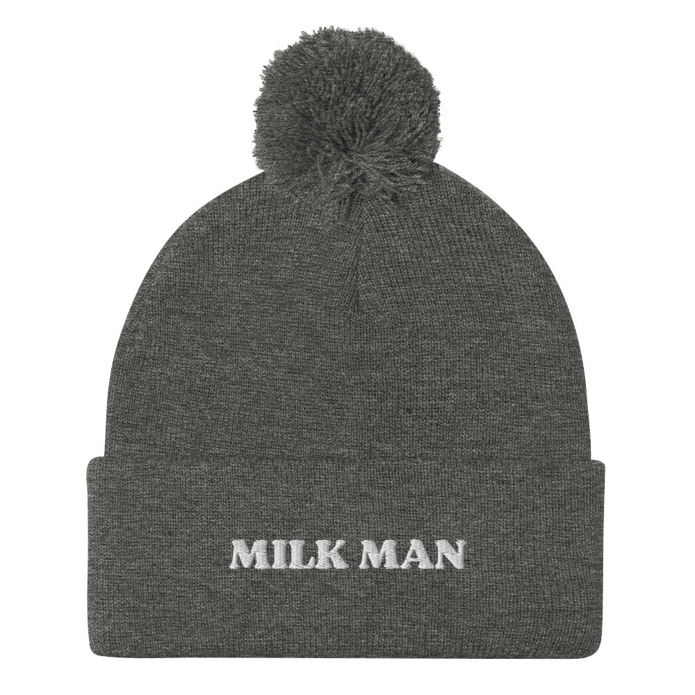 Milk Man Pom-Pom Beanie