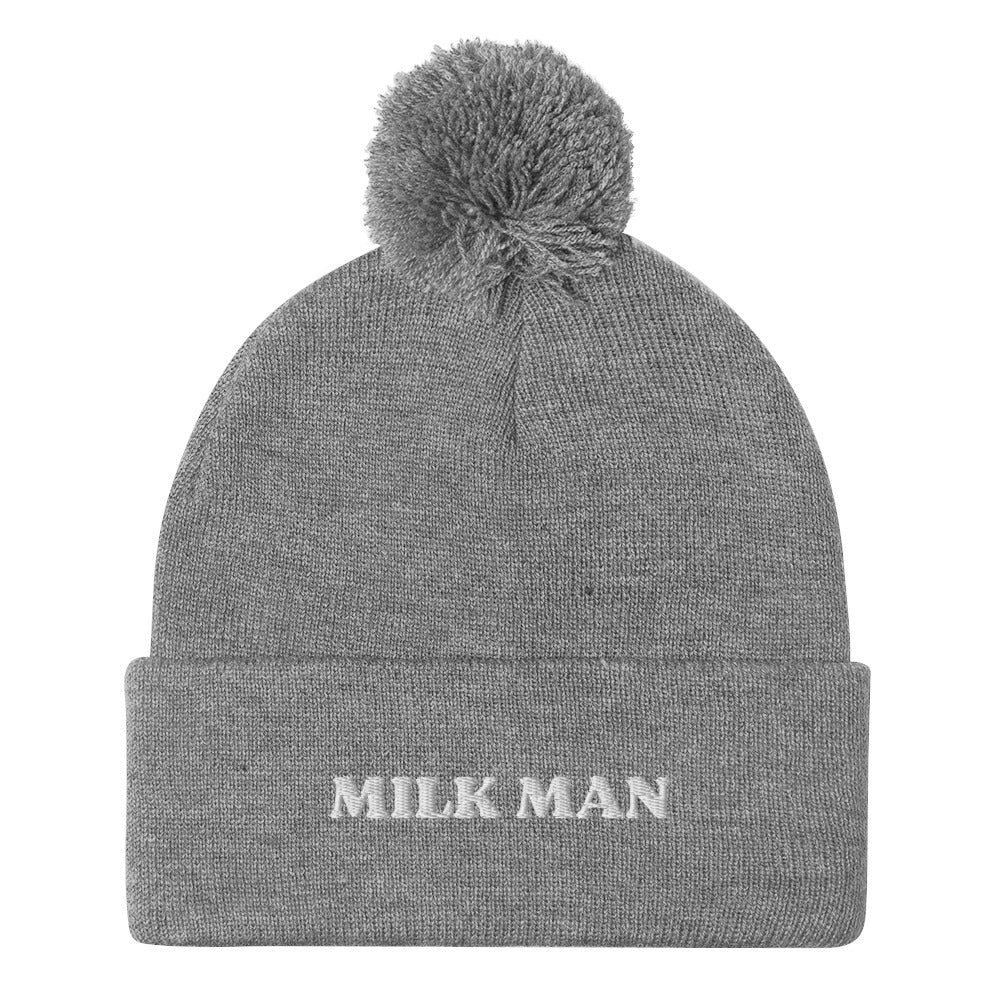 Milk Man Pom-Pom Beanie