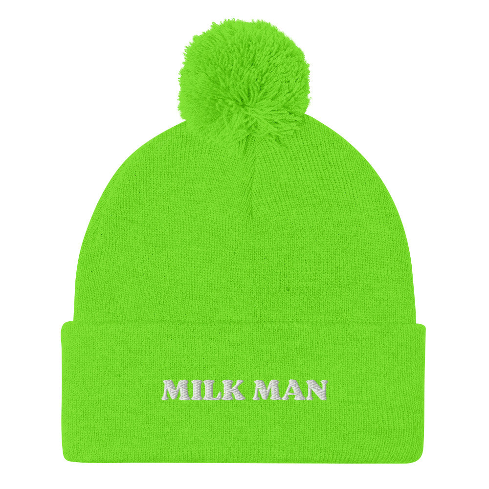 Milk Man Pom-Pom Beanie