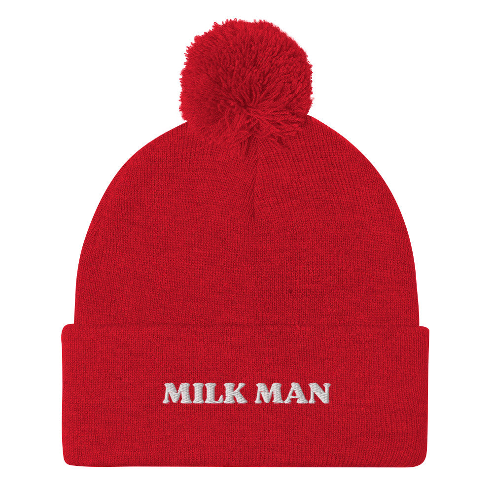 Milk Man Pom-Pom Beanie